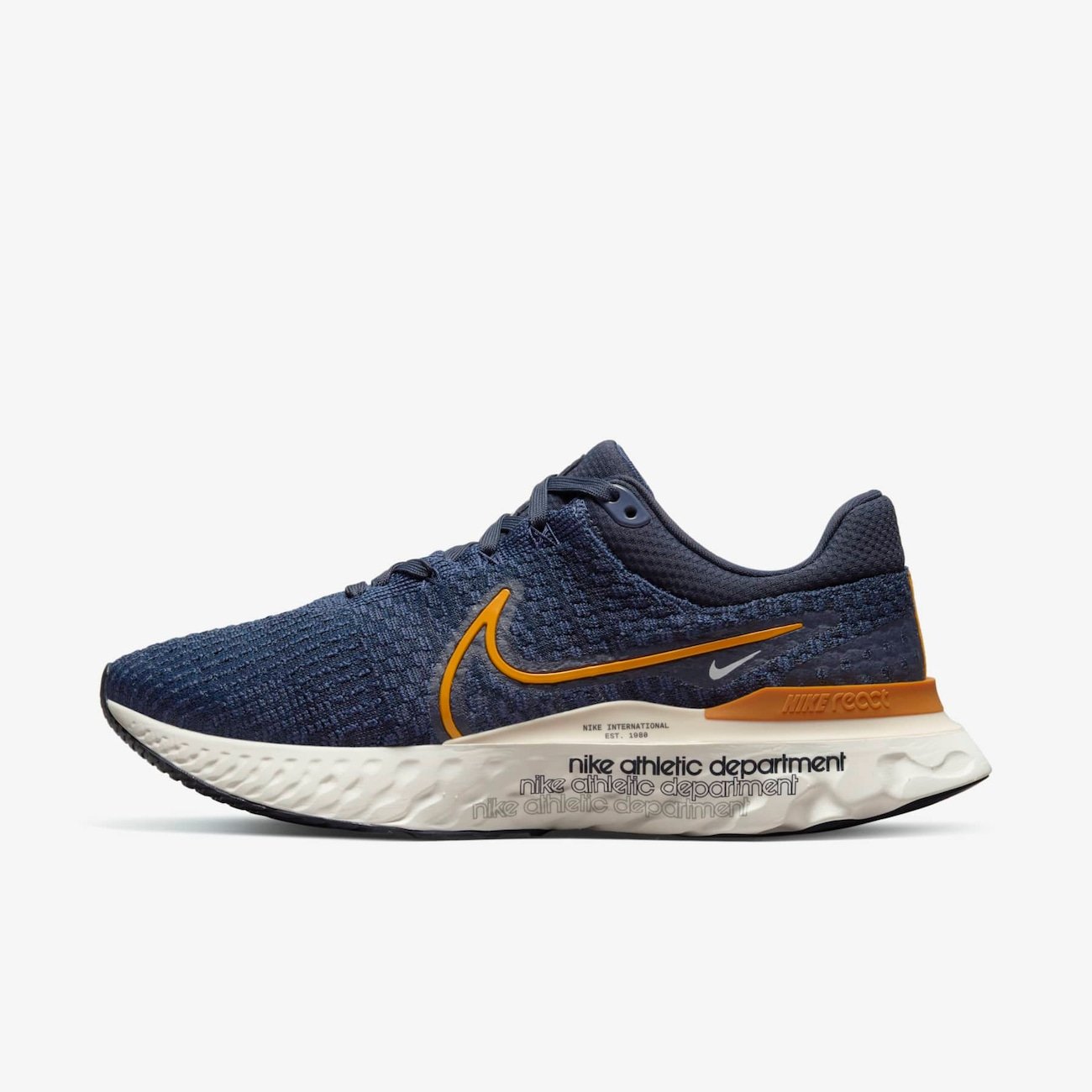 Nike react hot sale navy blue