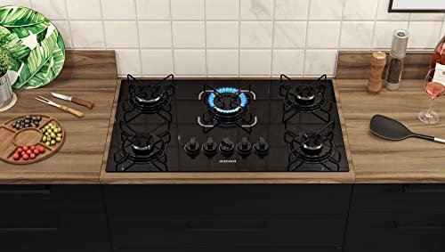 Cooktop Essencial 5 Bocas - Preto