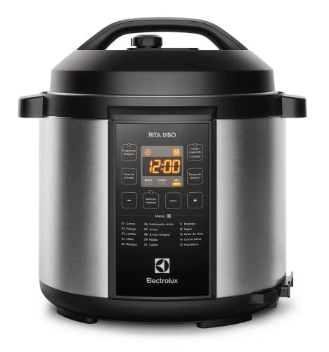 Panela de pressão Elétrica, PCC20, 6L, Preto, 127V, Electrolux