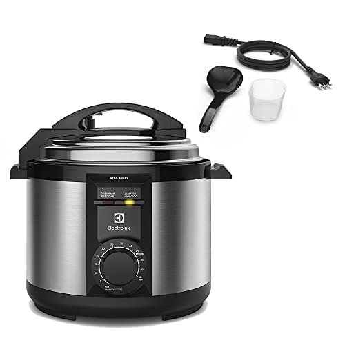 Panela de pressão elétrica, PCE20, 5L, Inox, 220V, Electrolux