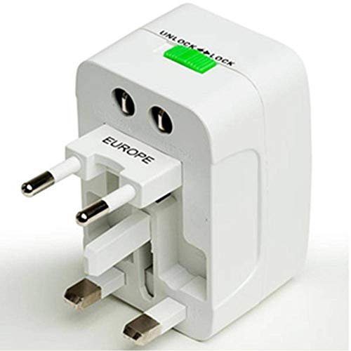 Adaptador Tomada Universal Uk Europa Asia Brasil Australia Londres Usa Brazil 110/220 Viagem Bivolt