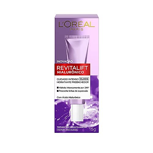 Creme para Olhos Anti-idade L'Oréal Paris Revitalift Hialurônico, 15g