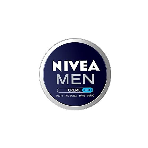 NIVEA MEN Creme 4 em 1 75g - Hidratação intensa, evita ressecamento, com vitamina E, textura creme, rápida absorção