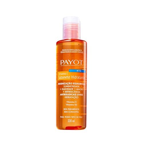 PAYOT Sabonete Liquido Detox, Vitamina C, 220 Ml