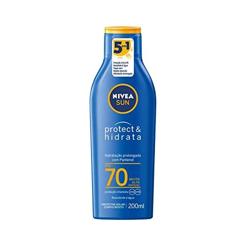 Protetor Solar NIVEA SUN Protect & Hidrata FPS70 200ml, Nivea