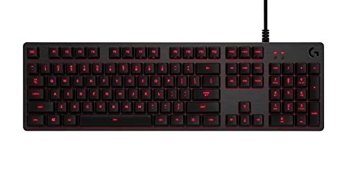 Teclado Mecânico para Jogo G413 com Teclas Backlit Mecânicas Romer G e USB Passthrough, Logitech G, Teclados