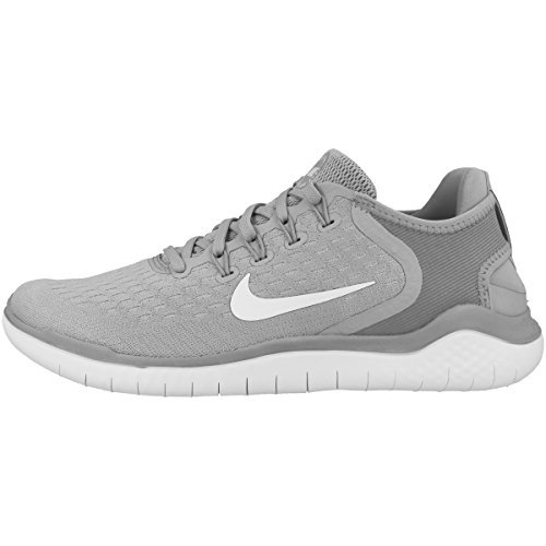 NIKE Men's Free RN 2018 Wolf Grey/White/Volt Size 8.5 M US