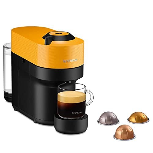 Cafeteira Nespresso Vertuo Pop Amarelo Manga para Café Espresso Manual - Gcv2br