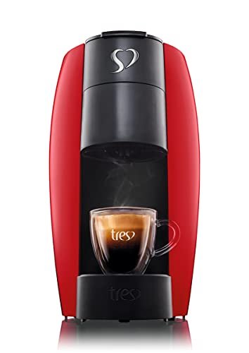 Cafeteira Espresso LOV Vermelha Automática 220V - TRES 3 Corações