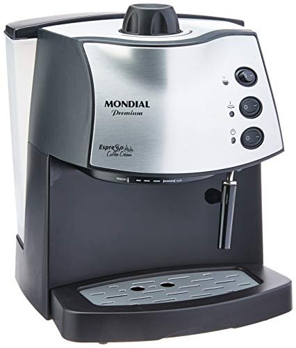 Máquina de Café Espresso Coffee Cream, Mondial, Preto/Inox, 800W, 220V - C-08