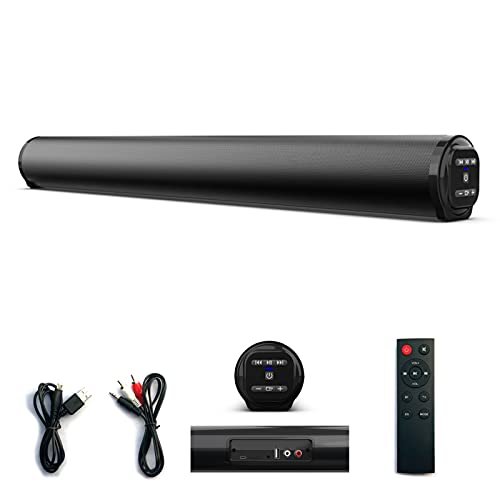 Soundbar, barra de som alto-falante com fio, bluetooth, surround, para PC e TV