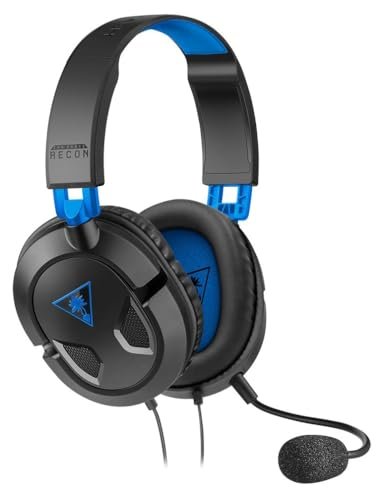 Turtle Beach Recon 50P Fone De Ouvido Com Fio, Preto - Playstation 4