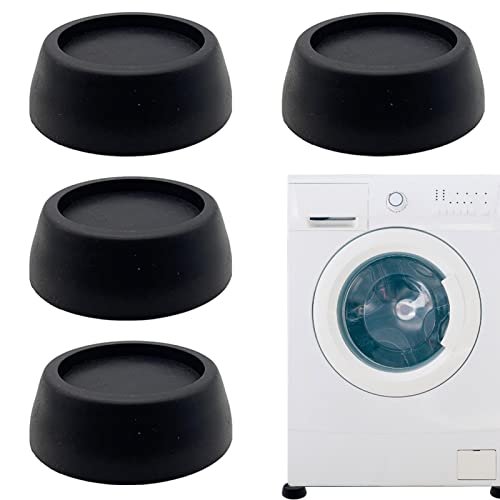 Almofadas anti-vibração para máquina de lavar roupa - 4 Peças Lavadora e Secadora Tapete Antiderrapante com Borracha | Almofadas quadradas de borracha resistente de alta fricção e suporte de Bc