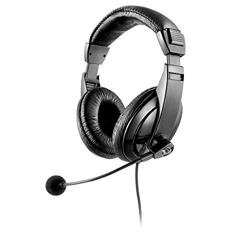 Headset Giant Conexão P2 Cabo de 190cm Cancelamento de Ruído Controle de Volume Driver 40mm Potência 20mw Microfone Flexível Preto - PH049