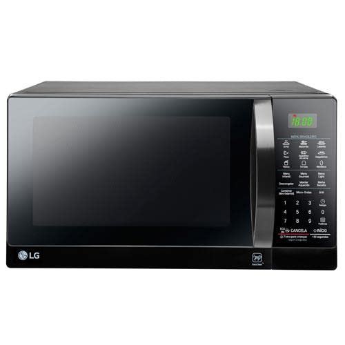 Lg Microondas Grill 30L Mh7097Ar Preto 127V