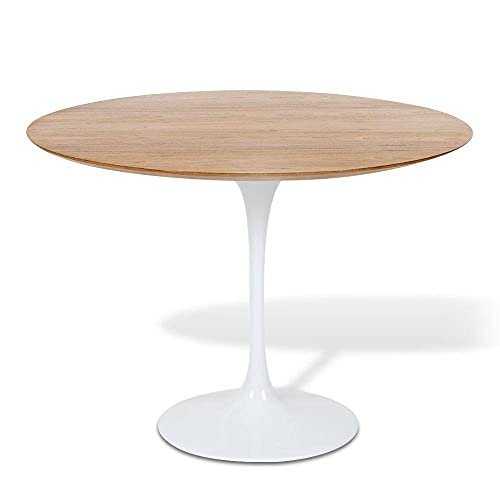 Mesa de Jantar Tulipa Saarinen Redonda 80 cm - Freijó