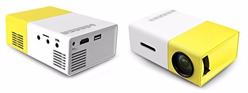 Mini Projetor Portátil 600 Lumes HD Yg-300 Hdmi USB