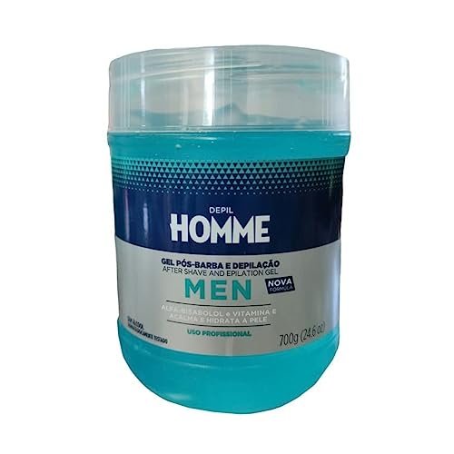 Gel Pós Barba e Pós Depilação Masculino 700g, Depil Homme
