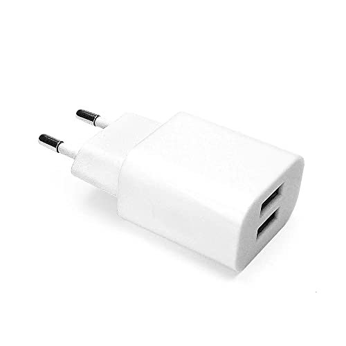 Geonav Carregador de Parede Universal 2.1A, 2 portas USB, 10W, Bivolt, ESACW2, Branco