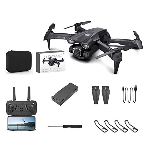 H66 Dron Drone Plegable Con Cámara Para Adultos 4k 1080P HD rc Drones Juguetes GPS Auto Return One Touch Despegue y Aterrizaje (con funda de transporte) (Preto)
