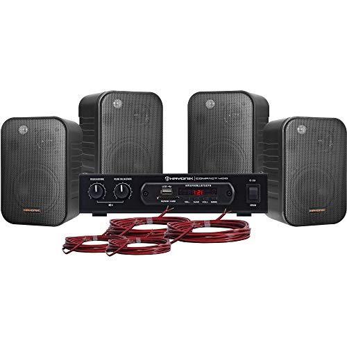 Kit Som Ambiente 400W Musical, Hayonik, Ambience 4000 Preto, 40 W