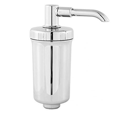 Copo Filtro Abs Universal Com Refil Para Torneira Cozinha Cor:Cromado
