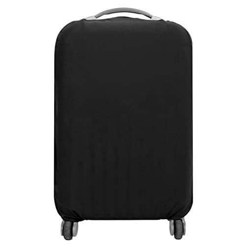 ERYUE Capa Vermelha Para Bagagem,Capa De Mala De Viagem Elástica Capa Protetora Contra Poeira Medium, Preto