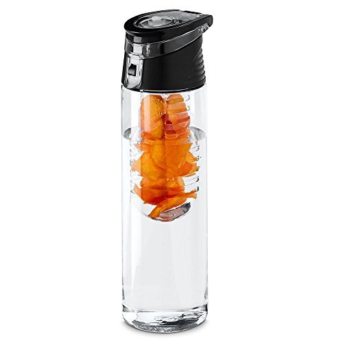 Garrafa Detox 740 ml com Infusor Splash TopGet (Transparente)