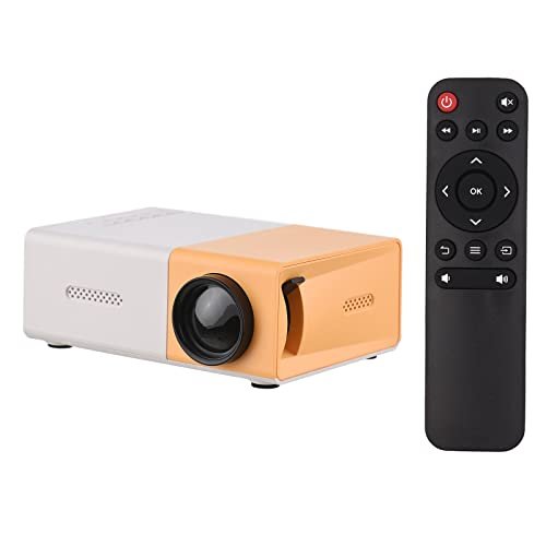 Kiboule Mini Projetor Led Suporta 720 P/1080 P Projetor De Vídeo Portátil Com Alto-Falante Embutido E Suporte De Controle Remoto Hd/Av/Usb/O Interface De 3,5 Mm Para Entretenimento De Cinema Em Casa