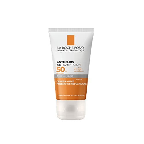 La Roche-Posay, Protetor Solar Anti-Idade com Ácido Hialurônico, Sem Cor, Textura Gel Creme, FPS50, 50g