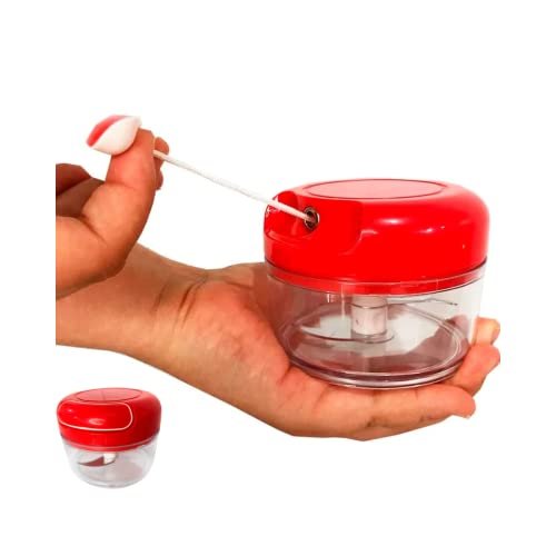 Mini Processador de Alimentos Manual Mini Speedy Chopper (Vermelho) MIURI
