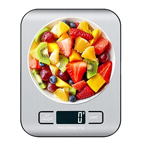 MODUS Balanças De Cozinha Digital Alta Precisão 1G A 10 Kg Aço Inoxidável