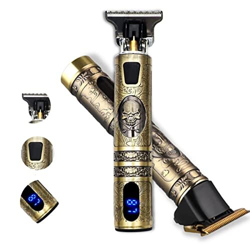 Máquina De Barbear Profissional com Led Original Premium Ultra Afiada Bivolt