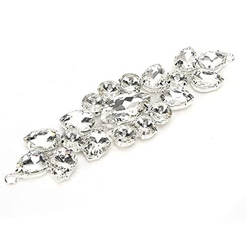 Remendo Com Motivo De Strass, Enfeites De Costura De Cristal Requintados E Elegantes, Vestidos De Noiva Exclusivos Para Festa (estilo Dois)