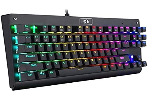 Teclado Mecânico Gamer Redragon Dark Avenger K568-2 Rgb Switch Red Com Fio
