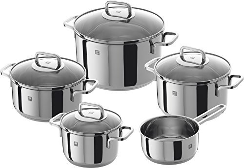 ZWILLING Quadro Conjunto de panelas de aço inoxidável, 60 x 50 x 30 cm, prata