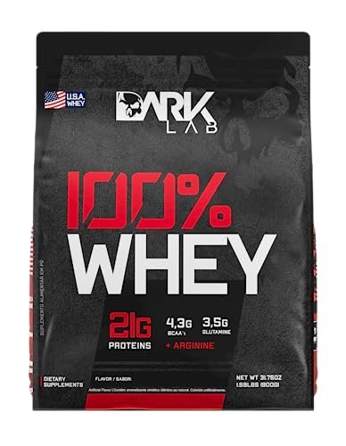 100% Whey Refil Dark Lab | 900g | Serve 30 Porções | Alta Performance | Proteína de Absorção Rápida | (Chocolate)