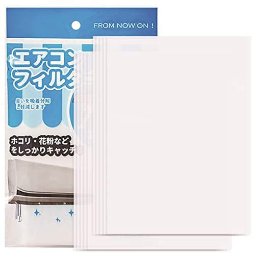 5 Pcs Filtros de ventilação - Kit Completo de Filtro de Ar Condicionado para Casa,Papel de filtro de ar condicionado à prova de poeira cortável limpeza de purificação peças de ar condicionado Nanyaciv