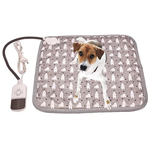 aquecimento para animais estimação, Cobertor elétrico cão gato impermeável, Tapete cama aquecido para cães e gatos, tapete aquecimento interno com temperatura ajustável e Ngumms
