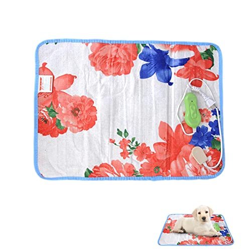 aquecimento para cães, Cobertor aquecimento elétrico para animais estimação, Cobertor cama aquecido 220V para cachorros cães gatos, padrão aleatório Ngumms