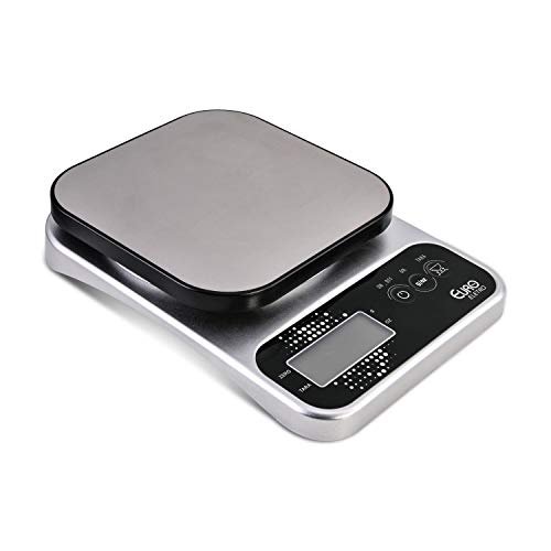 Balança digital Pró para Cozinha pró 5 kg, Prata, BAL7825, Euro Home