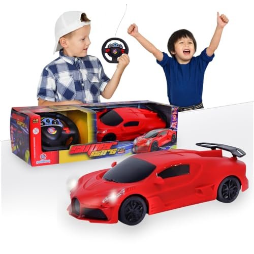 CARRINHO SUPER CARS DE CONTROLE REMOTO POLIBRINQ CAR817 (Vermelho)