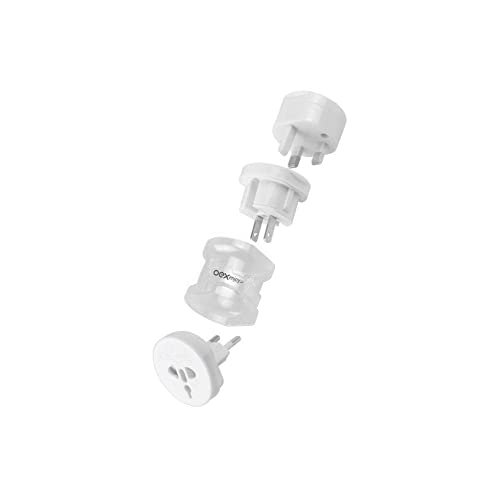 Conversor de padrões de tomada universal Bivolt OEX CP100 - Branco, 48.7367