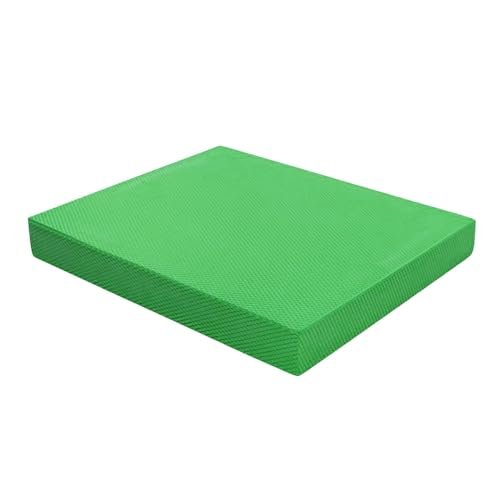 Dynwave Almofada de equilíbrio almofada anti rasgo alta densidade joelho almofada espuma esteira para fitness casa ginásio meditação alongamento pilates, Verde