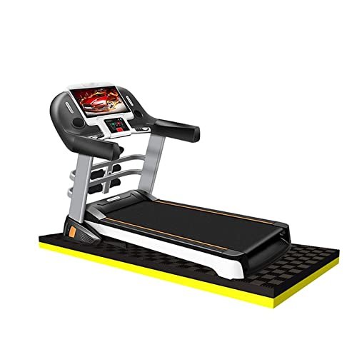 Esteiras para equipamentos de exercícios, esteira antiderrapante grossa para esteira de treino, protetor de piso de alta densidade, esteira para redução de ruído, esteira para bicicleta ergométrica (