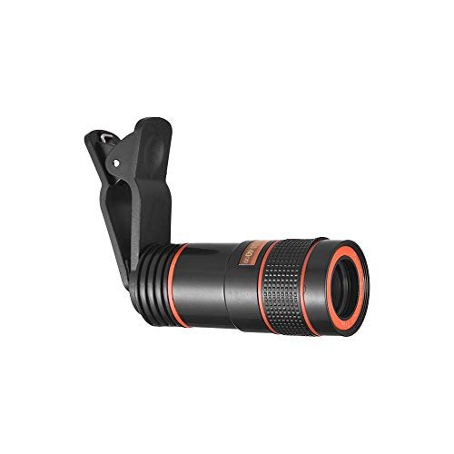 Lente teleobjetiva para smartphone com zoom óptico de 8X Lente telescópica para celular portátil com clipe universal para iPhone Samsung HUAWEI Xiaomi HTC maioria dos telefones