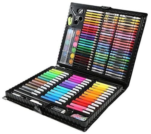 Maleta De Pintura Infantil 150 Peças Riscos E Rabiscos Magic Ciranda Kit Escolar Presente Para Criança Pintar Desenhar EDKAZA UTILIDADES (Arts)