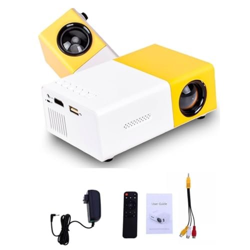 Mini Projetor Full HD 1080P 80 polegadas Display Adequado Projetor de Portátil Projetor para Ios Android Windows Home Theater Cinema Carga Type-C HDMI USB Audio Premium FastJoy