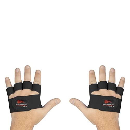 PROGNE SPORTS REF 3300 Luvas para Treinamento de Musculação e Fitness, P, Preta