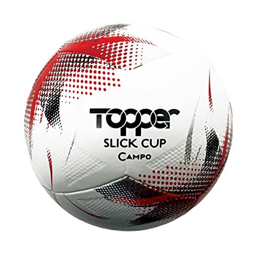 Topper Slick Cup, Bola Adulto Unissex, Prata/Vermelho/Preto, Único
